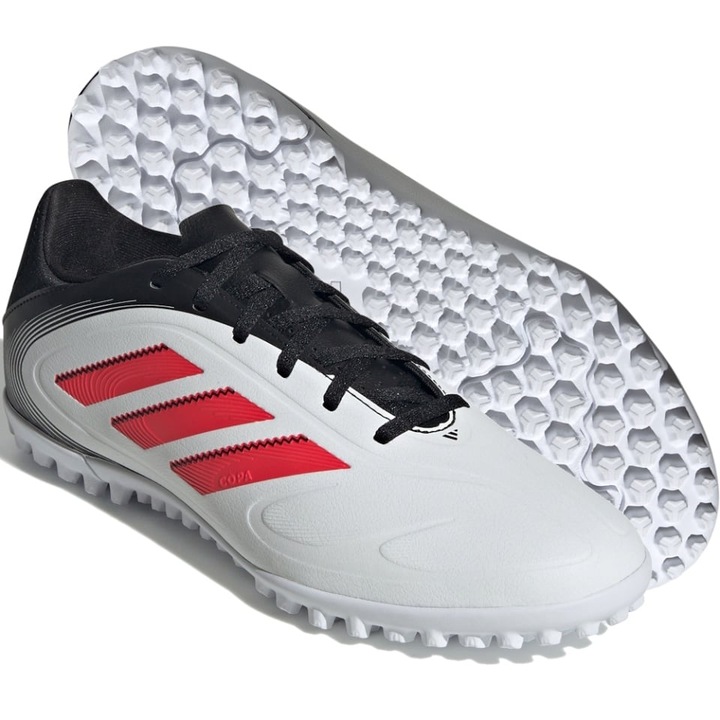Pantofi sport Adidas Copa Pure III Club pentru barbati, alb/rosu, 41 1/3