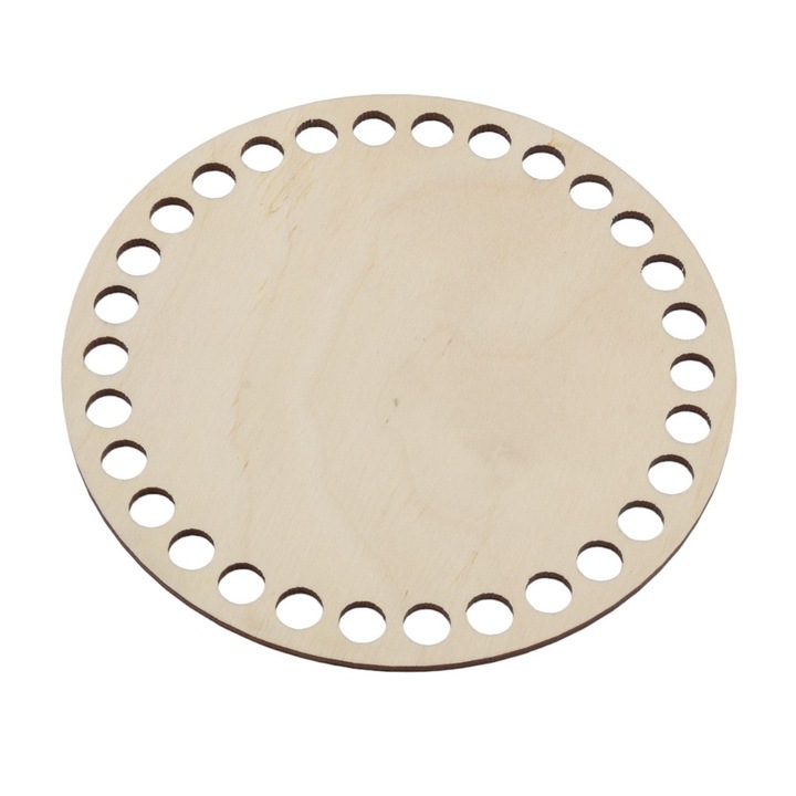 Baza din lemn peewit pentru cos, 15cm, natural, rotunda