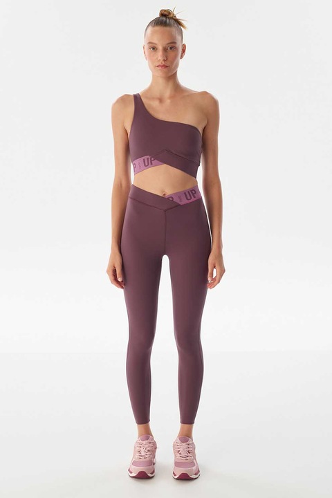 Twist, Cokanti cu talie inalta si banda logo elastica, Liliac prafuit, L