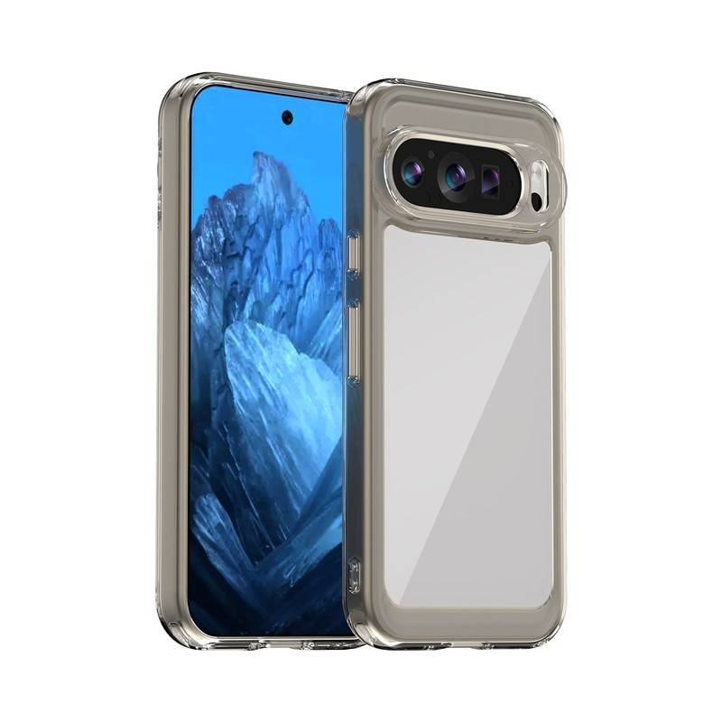 Husa telefon, pentru Google Pixel 9/9 Pro De inalta calitate Hard Backplane Soft Border Pure si Luminos Simtire confortabila, Gri, ransparent