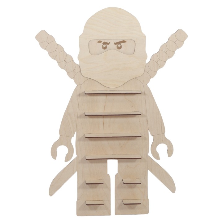 NINJA GO bemutató állvány, 55x32x4cm, 4 polc