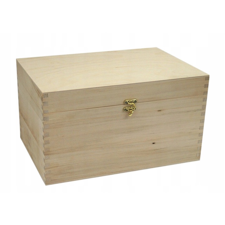 Fa tárolódoboz, peewit, 35x25x19cm, gyógyszereknek és dokumentumoknak