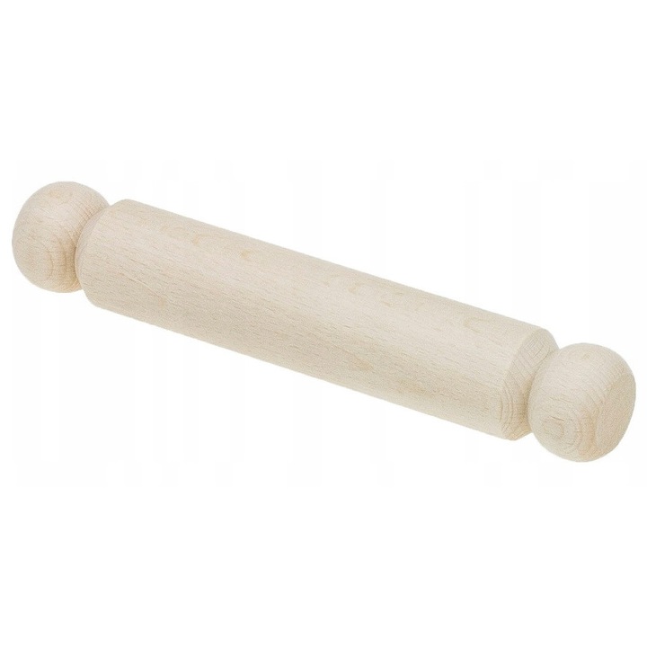 Mini sucitor, lemn, pentru copii, peewit, 15x3cm, crem