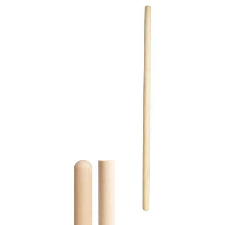 Coada matura din lemn, peewit, 150x2.2cm, maro