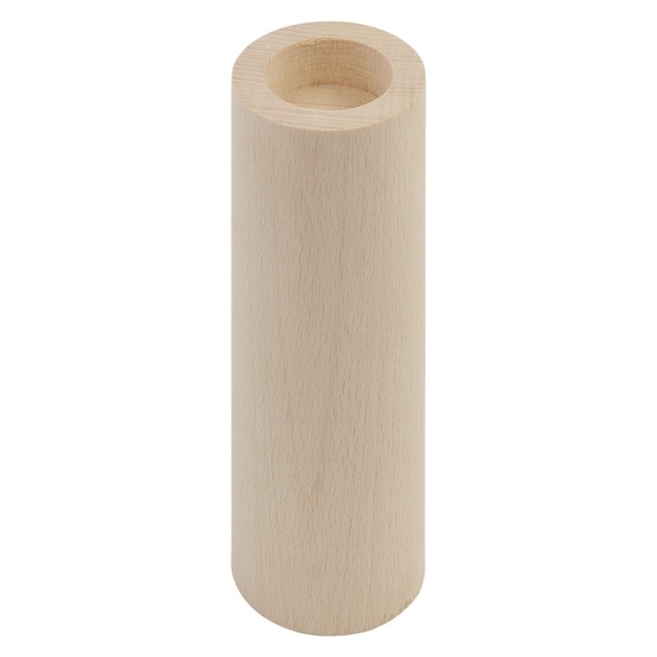 Suport lumanari rotund, peewit, 16x6cm, din lemn de fag, ecologic, neacoperit