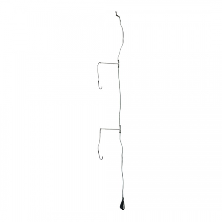 Zander szerelék, 2 horog, Dual Fish