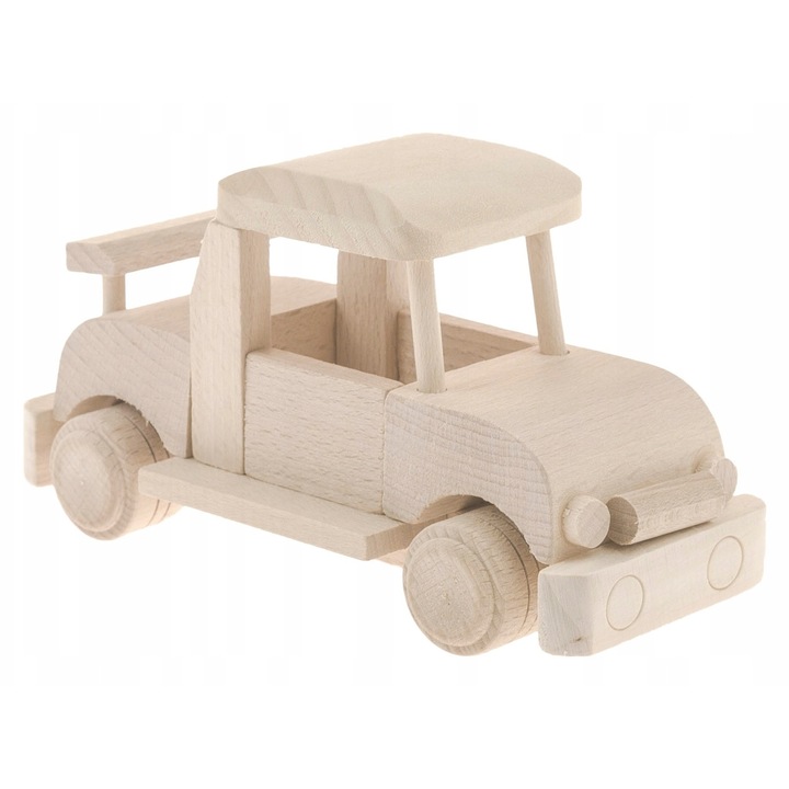 Masinuta din lemn, peewit, 24x9,5x7,5cm, personalizabila, pentru copii