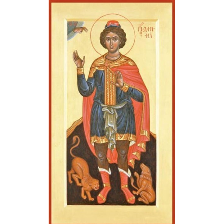 Icoana Sticker cu Priminia Sfanta Daniel 1, autoadeziv, Cri-Flo, Marime 20 cm