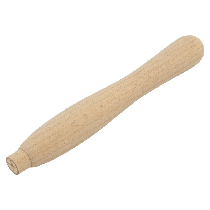 Maner ergonomic din lemn de fag pentru pila, 26x3,5cm, set profesional