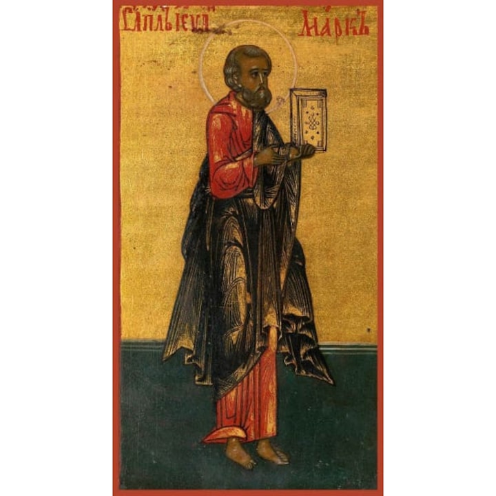 Icoana Sticker cu Sf. Marca Evanghelistul, autoadeziv, Cri-Flo, Marime 6 cm