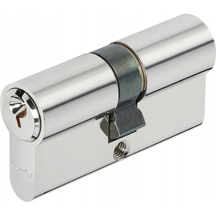 Cilindru pentru uși Abus E45N, 25x25mm, nichelat, cu 3 chei