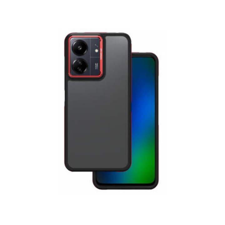 Xiaomi Poco M6 / Redmi 13C 5G telefontok, OEM, kristályfekete, piros