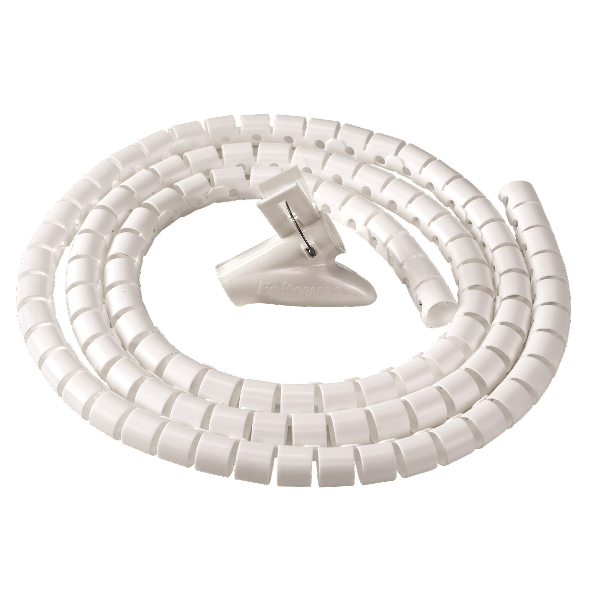 Cable zip, organizator cabluri, alb