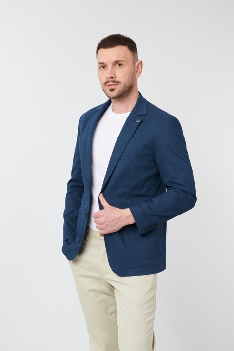 Sacou barbati W. Wegener Kenny 5415 albastru, 50 DE M INTL