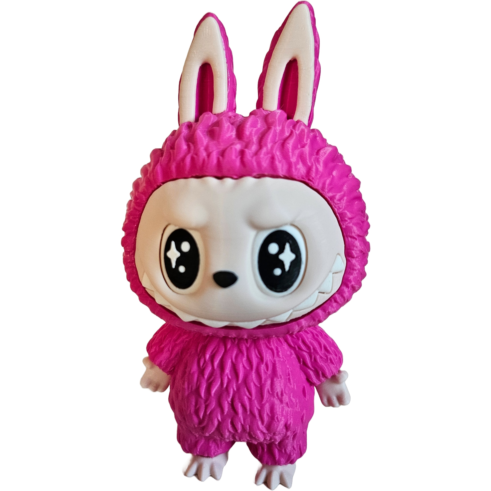 Labubu Roz Figurină 3D LaBUBU, IMALDI PRO, roz fucsia, 13x5.7x12.9cm - eMAG.ro