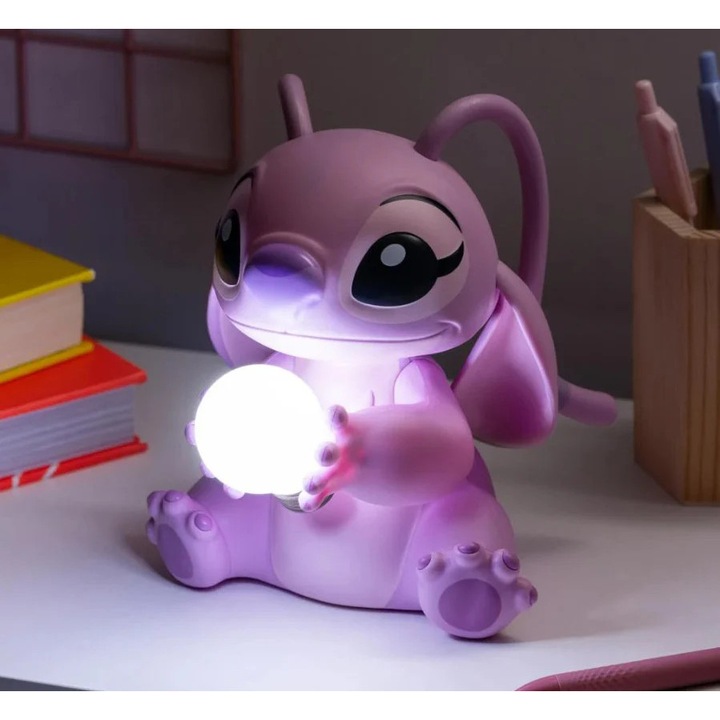 Lampa decorativa Disney, Angel, 16cm, multicolor