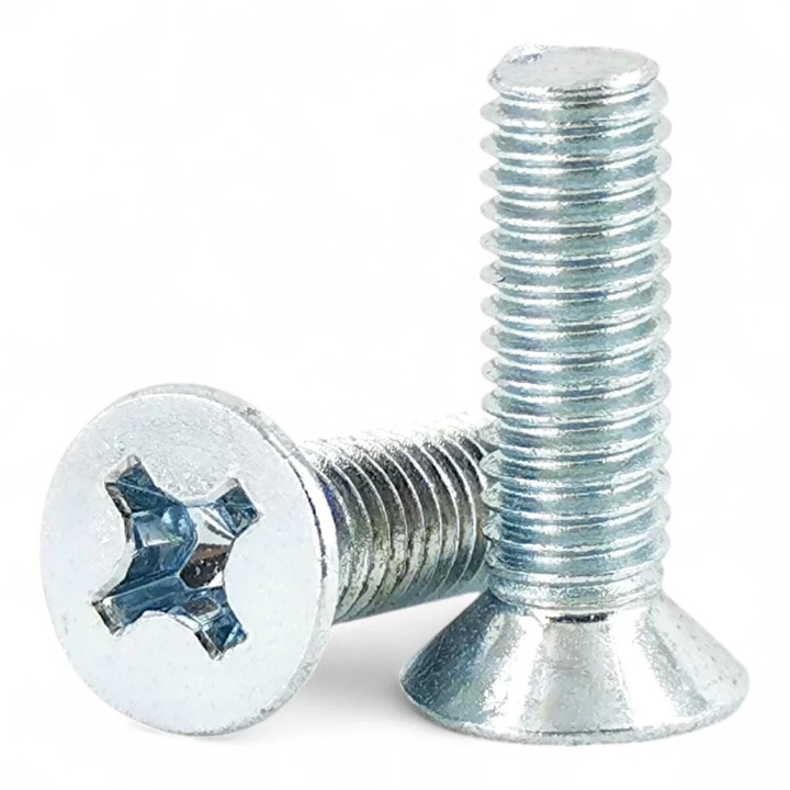 Set 25 buc Surub metric cap inecat DIN 965-4.8, M6x30, ZA, PH3