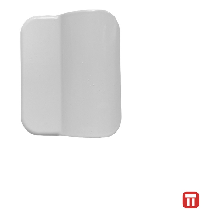 Maner usa balcon tip scoica, Roto, tragator din Aluminiu, pentru usi PVC termopan, culoare Alb