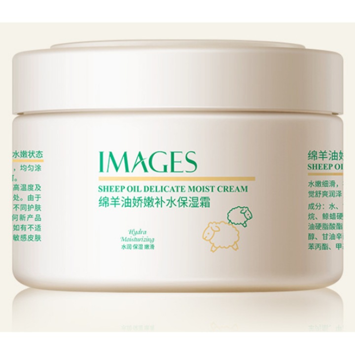Tápláló krém arcra és nyakra lanolinnal – Images Sheep Oil Delicate Moist Cream, 140 ml