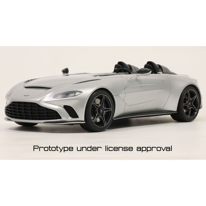 Macheta auto Aston Martin V12 Speedster szürke 2021 GT430, 1:18 GT Spirit