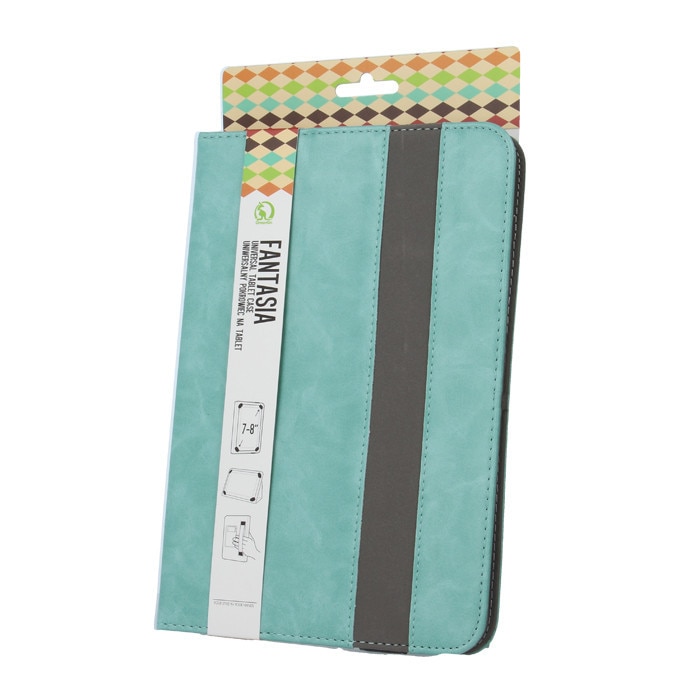 Husa universala pentru tableta de 12-13 inch, cu dosar, culoare menta, Fantasia