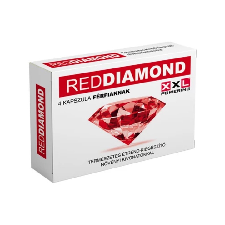 REDDIAMOND by XXL POWERING potencianövelő étrendkiegészítő, 4 db