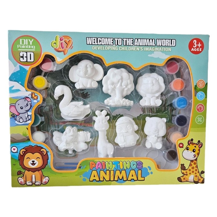 Set pictura 3D ipsos - Animale din jungla