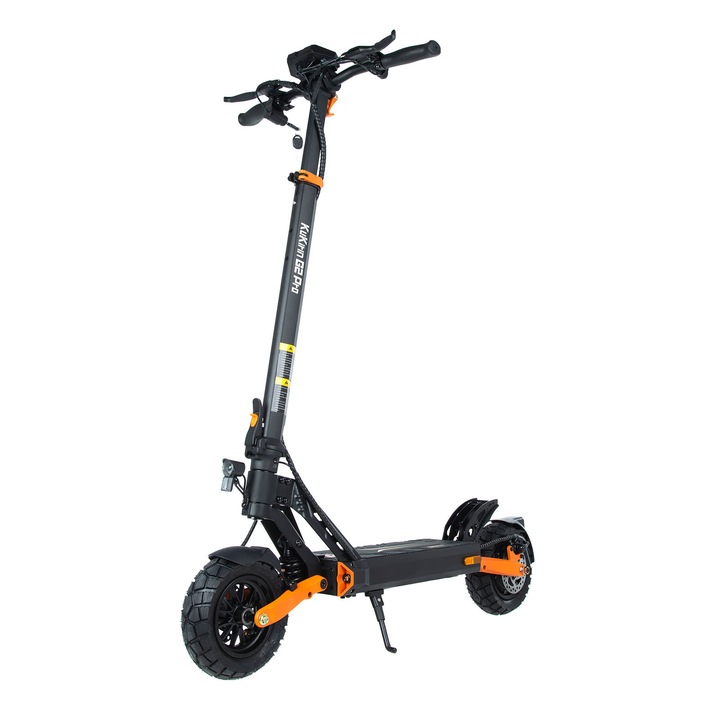 KuKirin G2 Pro VMP Összecsukható Elektromos Roller, 500 W-os Motor, 48 V 15,6 Ah Akkumulátor, Maximális Sebesség 25 km/h, Hatótávolság 65 km, 9"-os Vákuum Kerekek, Fekete