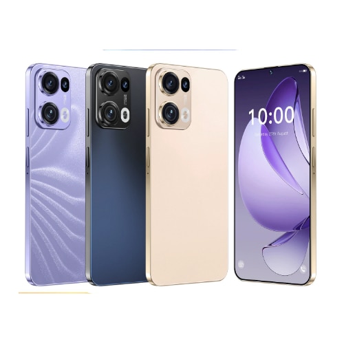Telefon, 16 GB, ecran de 6.5 inch, pixeli ultra-inalti, camera frontala pentru frumusete, recunoastere faciala，Aur, nobil