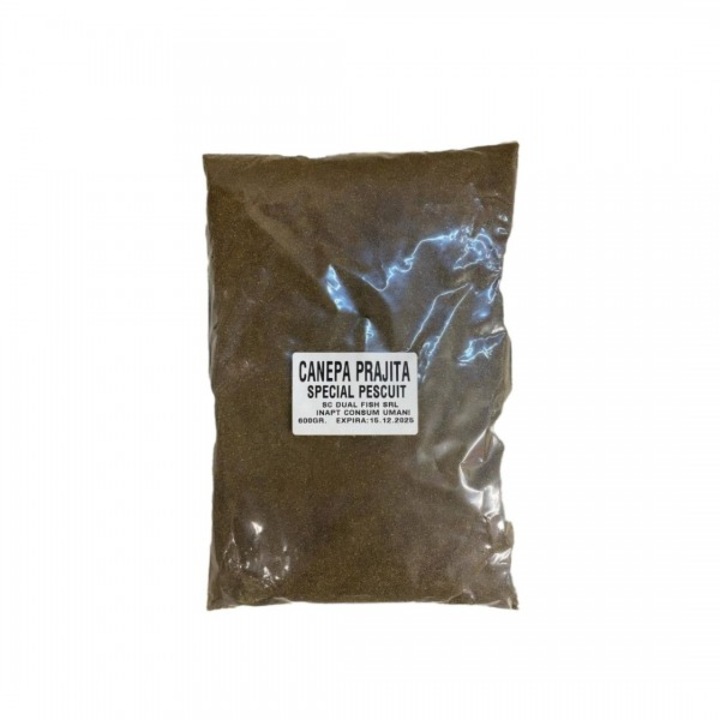 Sült és finomra őrölt kender horgászathoz, 600 gr, Dual Fish