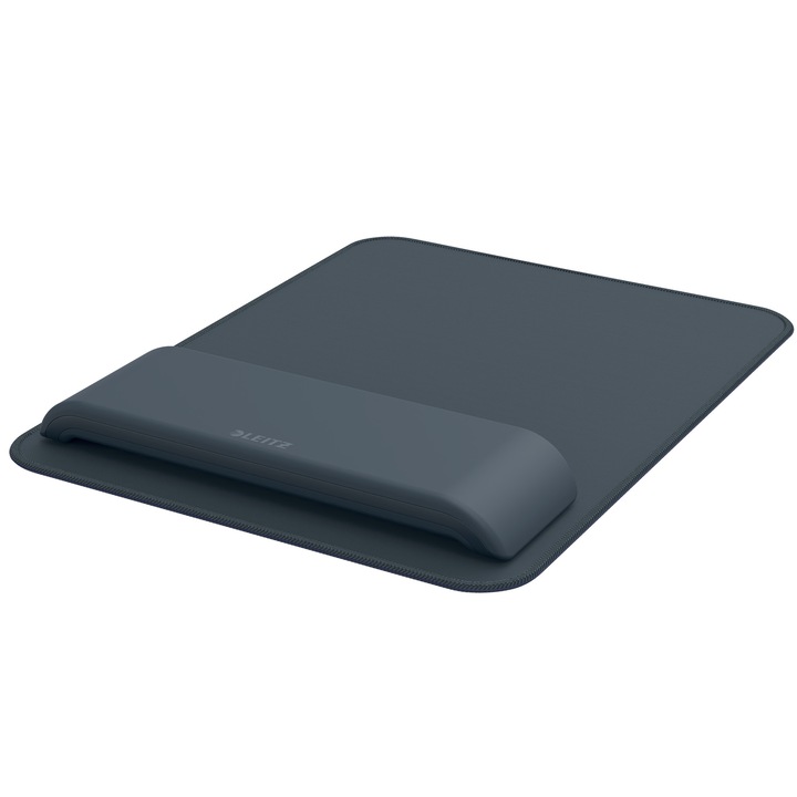 Mouse pad Leitz Ergo, cu suport ergonomic pentru incheietura mainii, ajustabil, gri-carbune