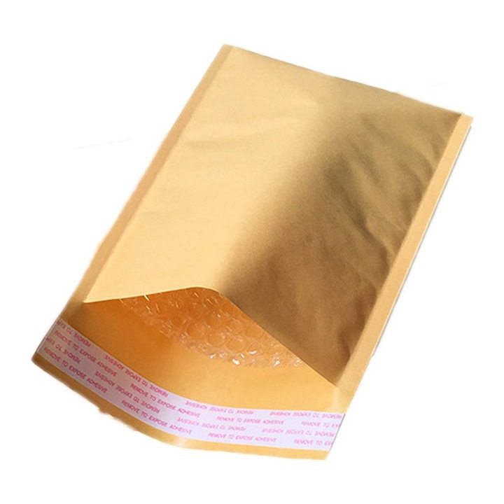 Set 10 Buc Plicuri cu bule, Antisoc, hartie kraft, maro, Createur - C13, 170x225+50 mm