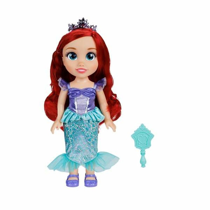 Papusa, Disney Princess, Ariel, 38 cm, din plastic, Multicolor