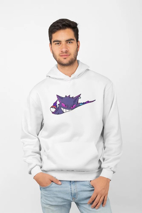 Hanorac unisex D&B AN00009 Pokemon Alb - Marimea 2XL