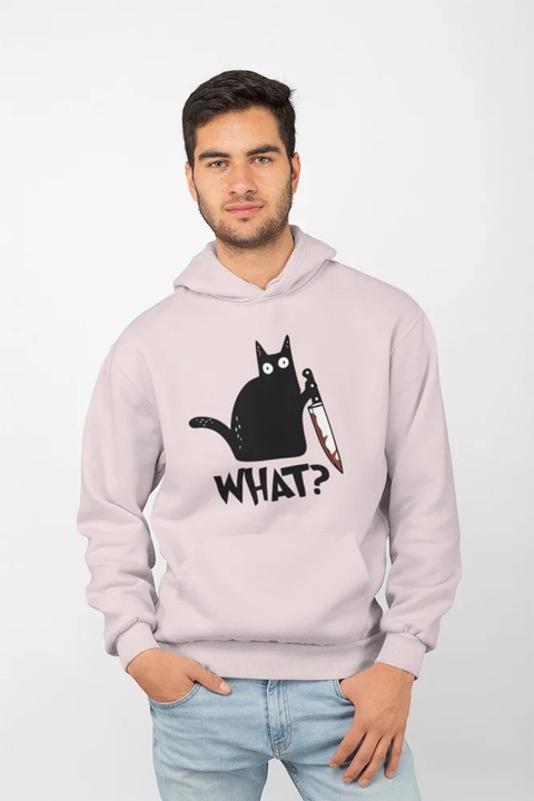 Hanorac unisex D&B EB00014 What Pale Pink - Marimea XL