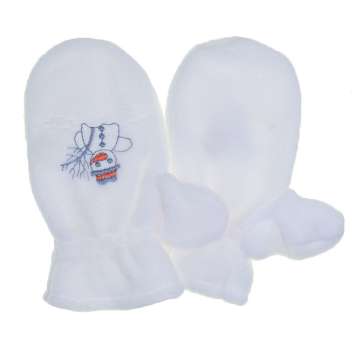 Manusi pentru copii Pifou MPB6762-E-9-12, Alb