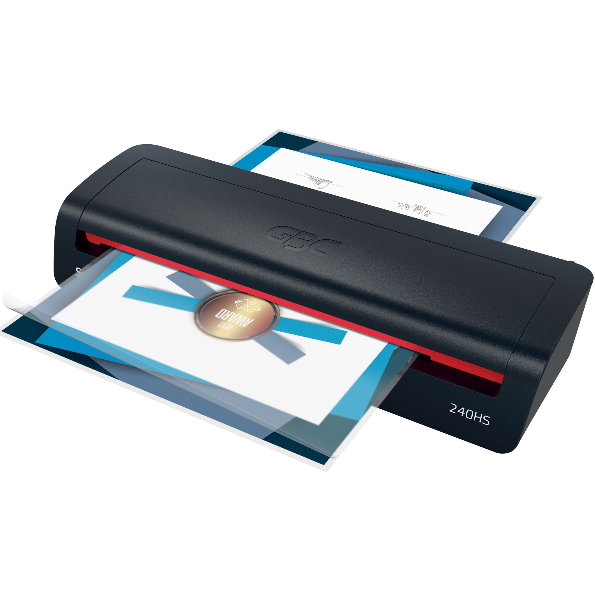 Laminator GBC 240HS Home Office, A3, kit folii laminare inclus, negru