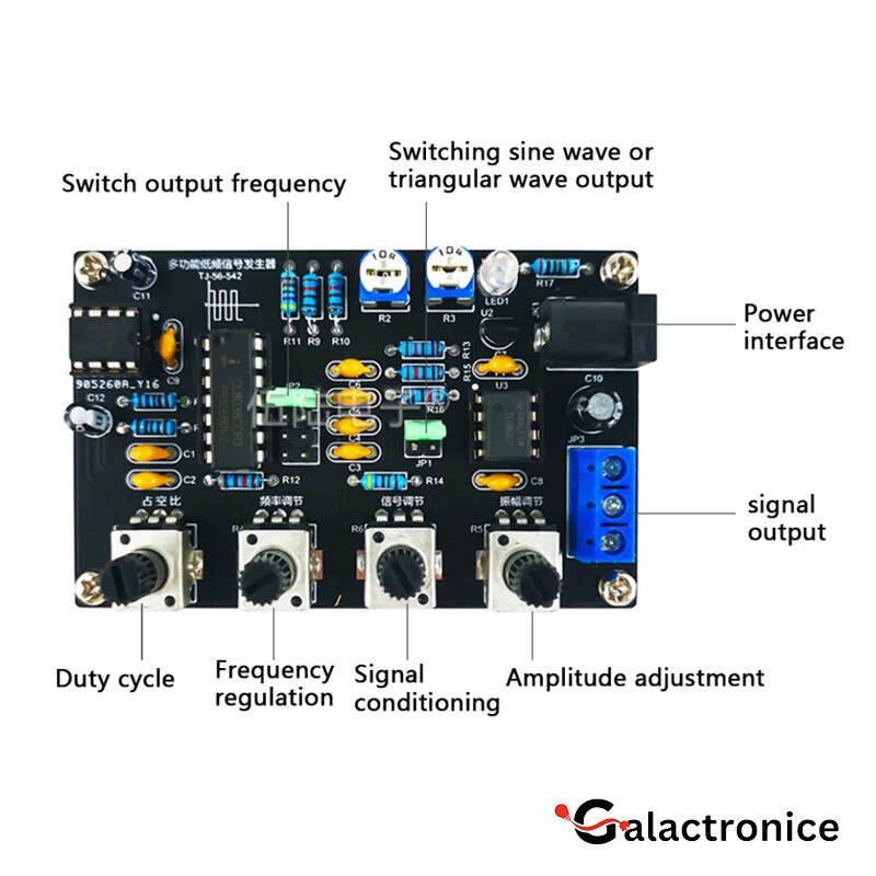 Kit generator de semnal LF ICL8038, 5Hz-400kHz - eMAG.ro