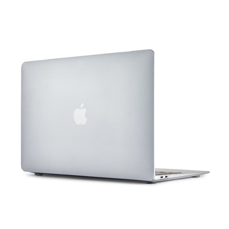 Carcasa Pipetto Hardshell Dots compatibila cu MacBook Air 13.3 inch 2020, Transparent