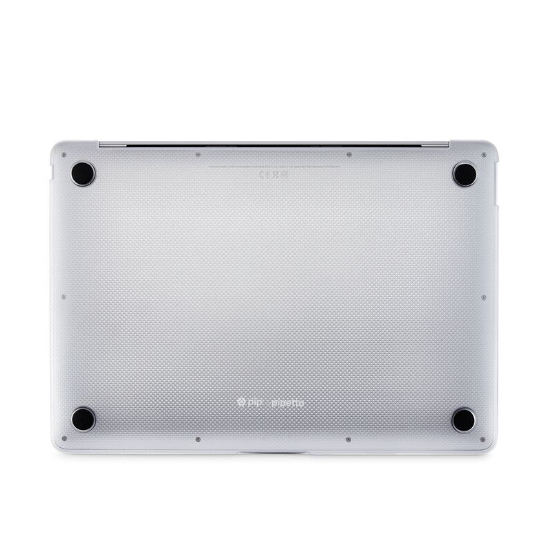 Carcasa Pipetto Hardshell Dots compatibila cu MacBook Air 13.3 inch 2020, Transparent