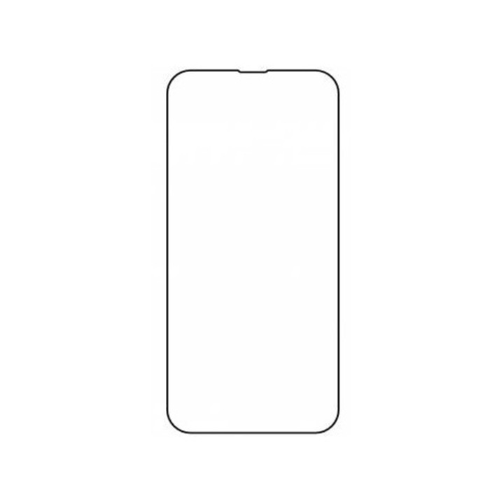 Védőfólia Apple iPhone 16e / 14 / 13 Pro / 13-hoz Edzett Üveg Teljes Ragasztós 10 Darabos Szett 6D Fekete
