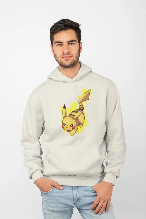 Hanorac unisex D&B MO00042 Pokemon Crem - Marimea L