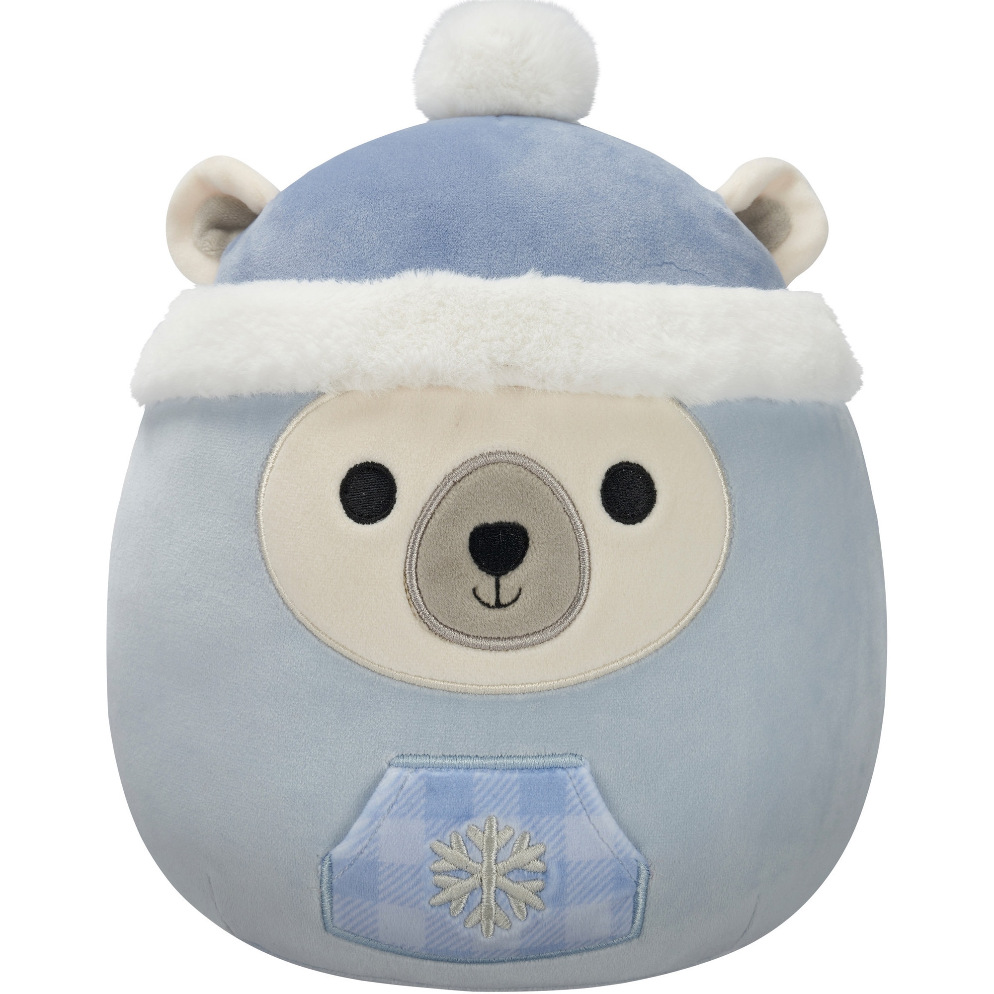 Jucarie de plus Squishmallows Xmas - Ursul polar Brooke, 12 cm