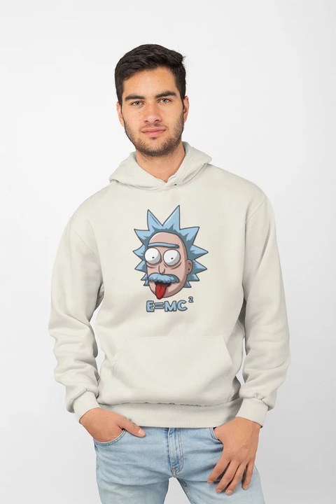 Унисекс суичър D&B MO00054 Рик и Морти кремав - размер XL