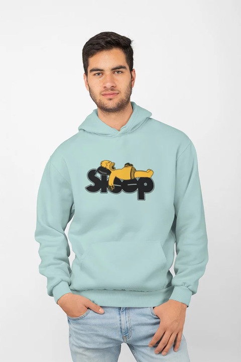 Hanorac unisex D&B MO00056 Simpson Verde Menta - Marimea XL