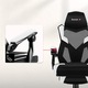 Гейминг стол Huzaro Combat 3.1, подножка, дишащ материал, товароносимост до 150 кг, ергономични подлакътници, бял