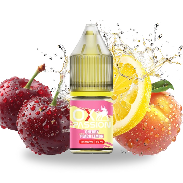 Lichid Tigara Electronica Oxva Ox Passion 20mg, 10 ml – Cherry Peach Lemon