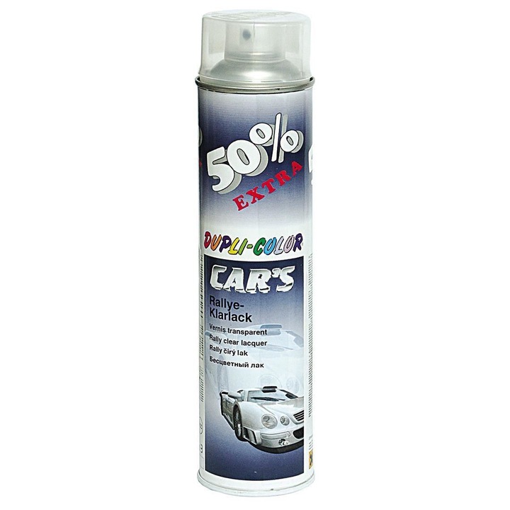 Átlátszó lakk, Dupli Color, 600ml, fényes, spray