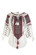 Bluza dama RA25 alb/rosu, marimea XL