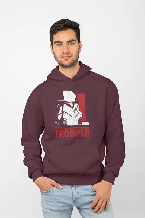 Hanorac unisex D&B MO00098 Star Wars Burgundy - Marimea XL